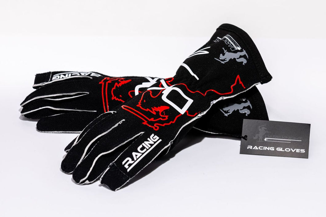 Dark Knight Kart-1 Gloves - Black