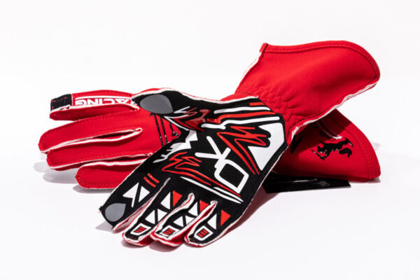 Dark Knight Kart-1 Gloves - Red - Image 2